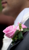Groom and buttonhole flower