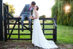 Bride and Groom - A loving moment