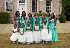 Bridal Party at Barnston Lodge