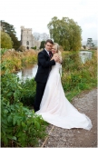 Bride and Groom at the Stonehouse Court Church