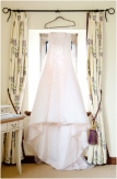 Hanging Wedding Dresss at Stonehouse Court