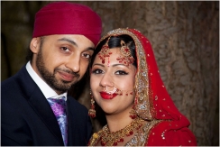 Asian Bride and Groom