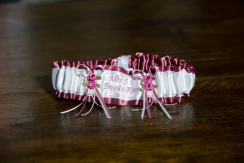 Wedding garter - Bridal preparation at Mulberry House