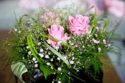 Flower details - Bridal preparation at Mulberry House