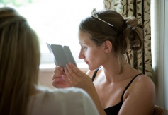 Bridal preparation at Mulberry House