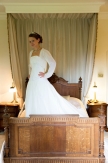 Bride ready to go - Bridal preparation at Mulberry House