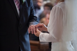Wedding ceremony at St.Johns Church at Palmers Green