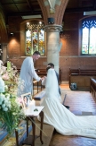 Wedding ceremony at St.Johns Church at Palmers Green