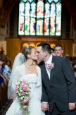 Wedding ceremony at St.Johns Church at Palmers Green
