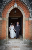 Wedding ceremony at St.Johns Church at Palmers Green