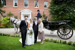 Bride and Groom group photos at Mulberry House