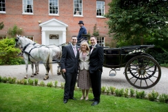 Bride and Groom group photos at Mulberry House