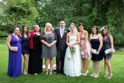 Bride and Groom - formal photos at Mulberry House