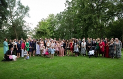 Bride and Groom - group photos at Mulberry House