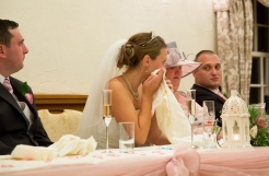 Wedding breakfast and speeches at Mulberry House