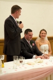 Wedding breakfast and speeches at Mulberry House