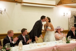 Wedding breakfast and speeches at Mulberry House
