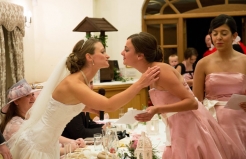 Wedding breakfast and speeches at Mulberry House
