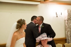 Wedding breakfast and speeches at Mulberry House