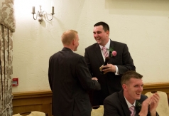 Wedding breakfast and speeches at Mulberry House
