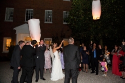Wedding lanterns at Mulberry House