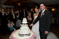 Cutting of the cake at Mulberry House