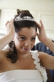 Bridal preparation and Tiara