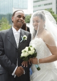 Bride and father