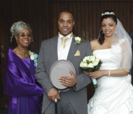 Bride, Groom and Mum