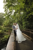Bride and Groom on the bridge