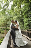 Bride and Groom on the bridge