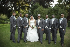 Bride, Groom and Grooms Party