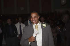 Groom and garter
